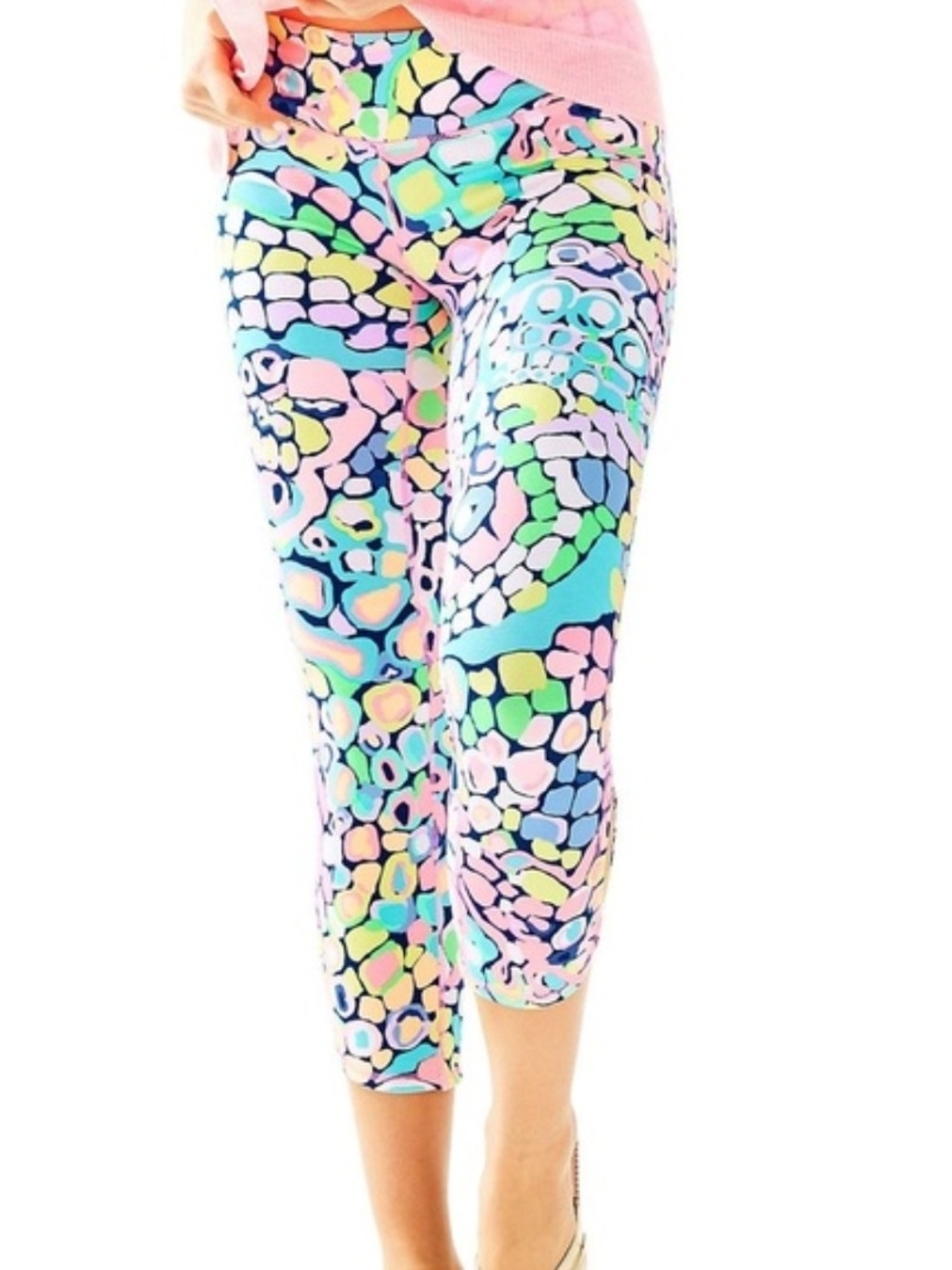 Lilly Pulitzer Luxletic crop leggings in "Gypsy Jungle" Print